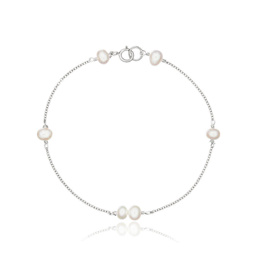 Six Pearl Bracelet
